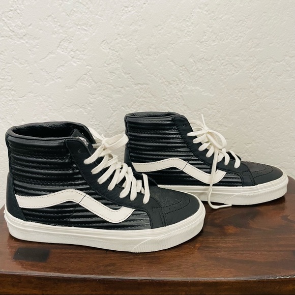 Vans The Moto Leather Sk8-Hi Reissue - Picture 9 of 12
